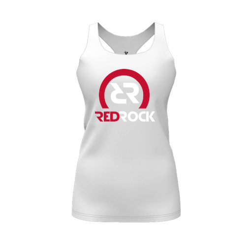 [FT0TRBWH-FYS-LOGO1] Decker Racerback Tank Top (Female Youth S, White, Logo 1)
