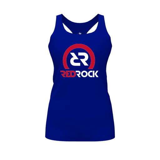[FT0TRBRY-FYS-LOGO1] Decker Racerback Tank Top (Female Youth S, Royal, Logo 1)