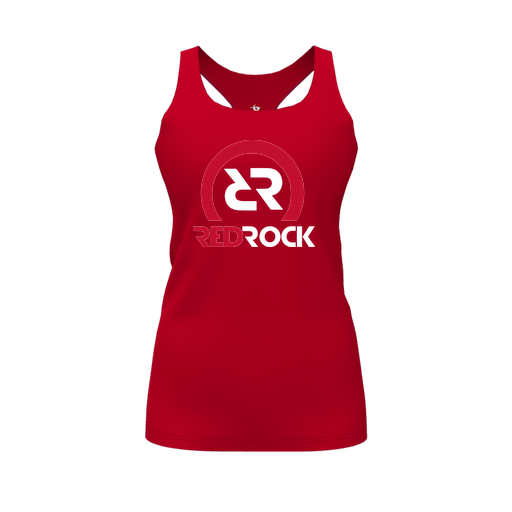 [FT0TRBRD-FYS-LOGO1] Decker Racerback Tank Top (Female Youth S, Red, Logo 1)