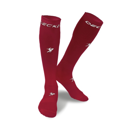 [DUN-SOCK-PLY-S19-RED-Y0] Full Length Performance Socks (YOUTH-BELT, Red, 2019)