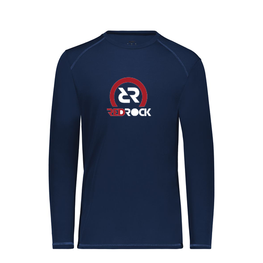 [6845.065.S-LOGO1] Men's SoftTouch Long Sleeve (Adult S, Navy, Logo 1)