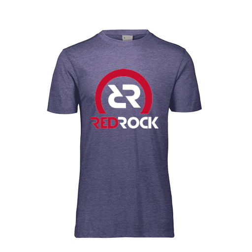 [FTSCUBNV-YS-LOGO1] Decker Youth Tri-Blend T-Shirt - Short Sleeve (Youth S, Navy, Logo 1)