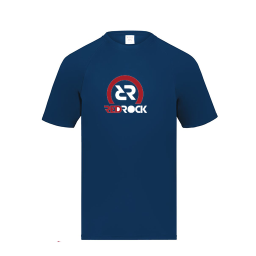 [2791.065.S-LOGO1] Youth Smooth Sport T-Shirt (Youth S, Navy, Logo 1)