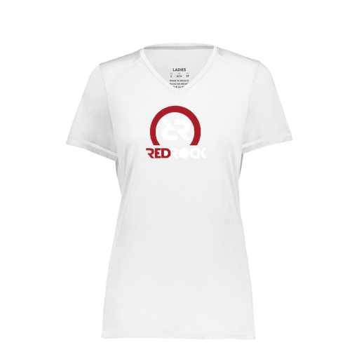 [6844.005.XS-LOGO1] Women's SoftTouch Short Sleeve (Female Adult XS, White, Logo 1)