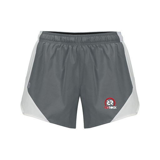 [229489.R04.S-LOGO1] Girls Olympus Shorts (Female Youth S, Gray, Logo 1)