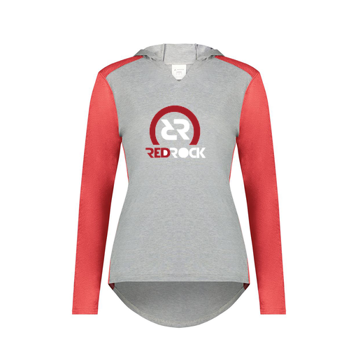 [6902.27V.XS-LOGO1] Ladies Vintage Hoodie (Female Adult XS, Red, Logo 1)