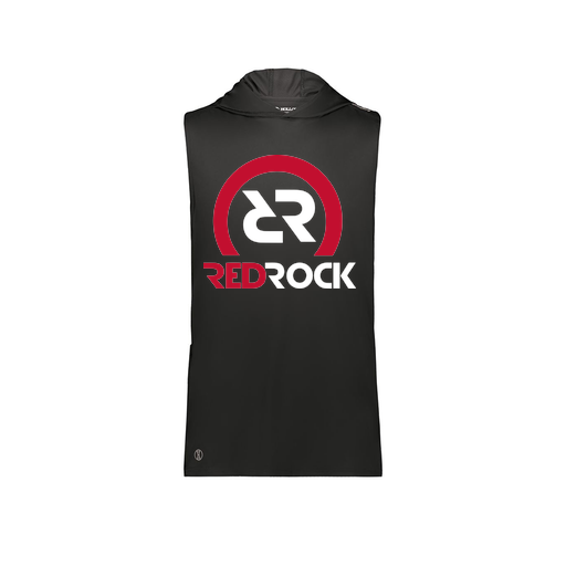 [222590.080.XS-LOGO1] Men's CoolDry Sleeveless Hoodie (Adult XS, Black, Logo 1)