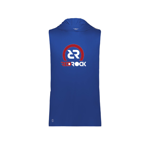 [222590.060.XS-LOGO1] Men's CoolDry Sleeveless Hoodie (Adult XS, Royal, Logo 1)