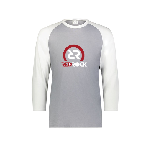 [6879.74S.S-LOGO1] Men's Vintage 3/4 Sleeve T-Shirt (Adult S, White, Logo 1)