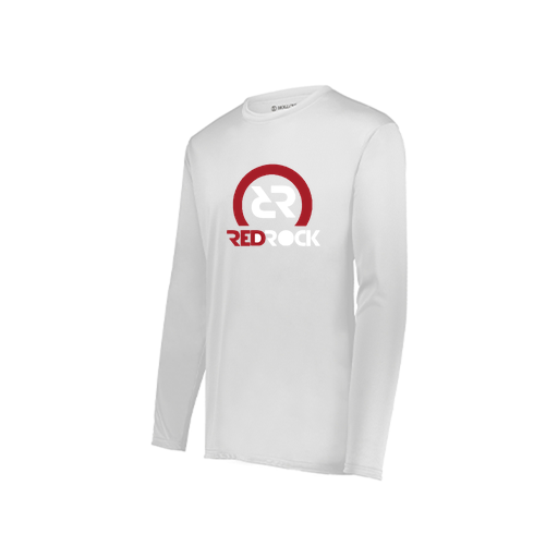 [222822.005.XS-LOGO1] Men's LS Smooth Sport Shirt (Adult XS, White, Logo 1)