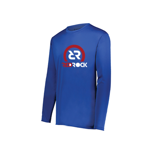 [222822.060.XS-LOGO1] Men's LS Smooth Sport Shirt (Adult XS, Royal, Logo 1)