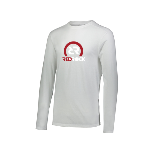 [FTLCUBWH-AXS-LOGO1] Decker Men's Tri-Blend T-Shirt - Long Sleeve (Adult XS, White, Logo 1)