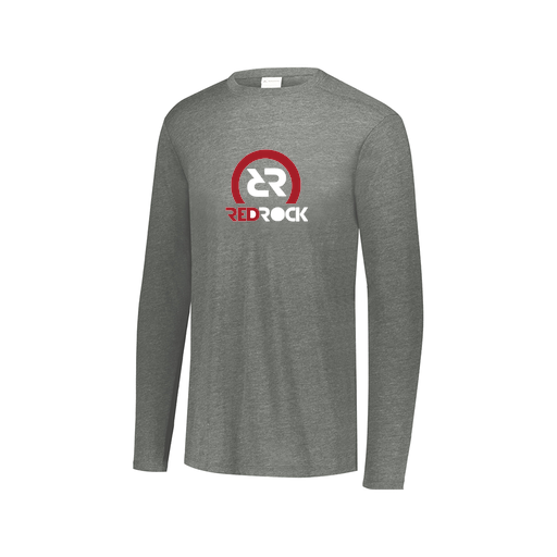 [FTLCUBGY-AXS-LOGO1] Decker Men's Tri-Blend T-Shirt - Long Sleeve (Adult XS, Gray, Logo 1)