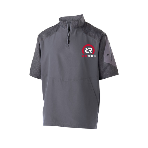 [229545.H60.XS-LOGO1] Men's Raider SS Pullover (Adult XS, Gray, Logo 1)