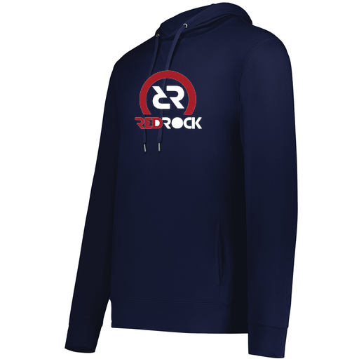 [222598.065.S-LOGO1] Men's Ventura Thin Knit Hoodie (Adult S, Navy, Logo 1)