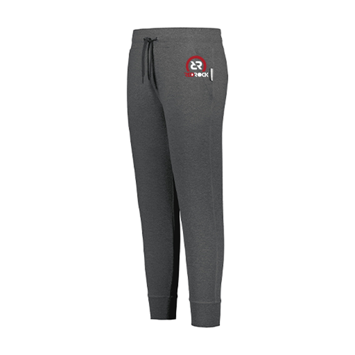 [222799.E83.XS-LOGO1] LADIES VENTURA SOFT KNIT JOGGER (Female Adult XS, Gray, Logo 1)