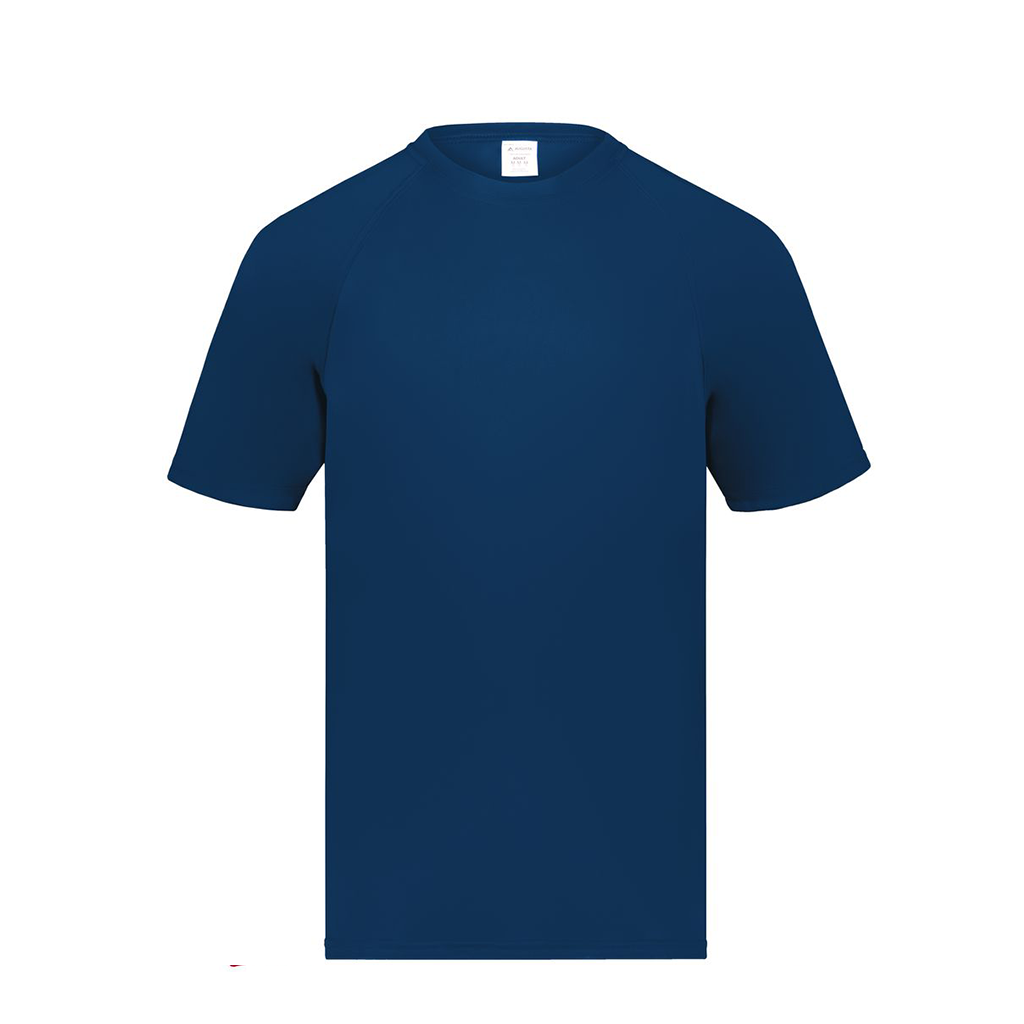 [FTSCWFBK-YXS-LOGO1] Decker Short Sleeve Waffle Performance Shirt (Black, Youth XS, Logo 1)