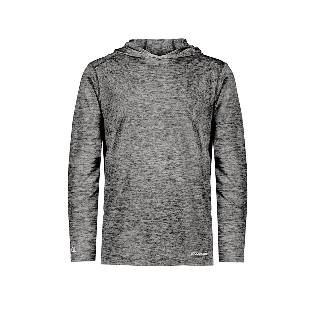 [FOLHCGBK-YS-LOGO1] Decker Youth Charge Hoodie (Youth S, Black, Logo 1)