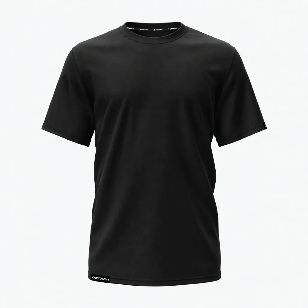 [FTSCCFBK-YXS-LOGO1] NEW Decker Comfort T-Shirt (Black, Youth XS, Logo 1)