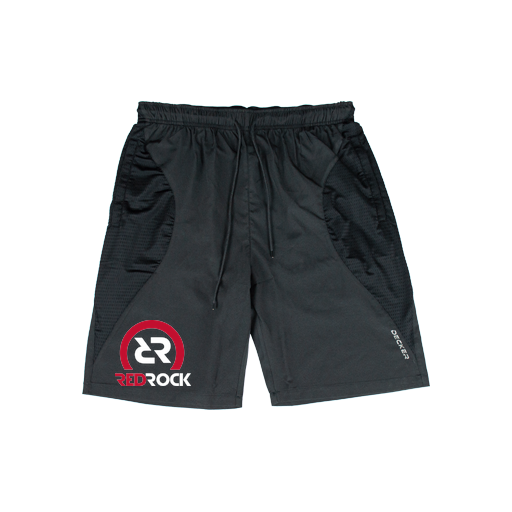 [CUS-DFW-SHOR-PER-CRV-BLK-YXXS-LOGO1] Decker Shorts (Curve Shorts) (Logo 1, Youth XXS, Black)