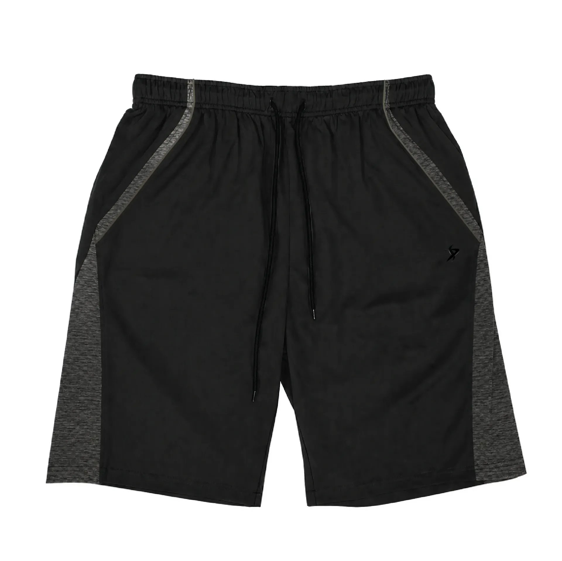 [DEC-ANGLE-SHORT-YXXS-BLK-LOGO1] Decker Shorts (Angle Shorts) (Black, Youth XXS, Logo 1)