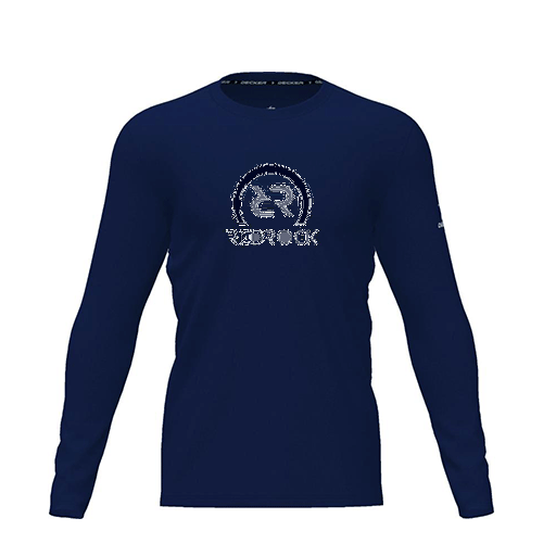 [FTLCDFNV-YXS-LOGO1] Dri Fit Performance T-Shirt (Youth XS, Navy, Logo 1, Long Sleeve)