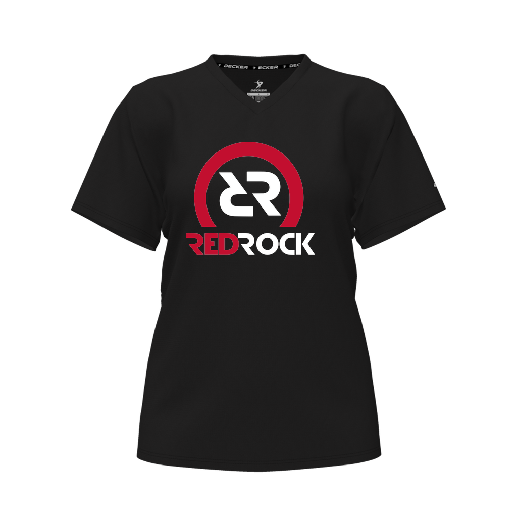 [CUS-DFW-TEES-PER-CNK-LSL-BLK-FYXS-LOGO1] Decker Performance T-Shirt (Crew Neck, Long Sleeve, Black, Female Youth XS, Logo 1)