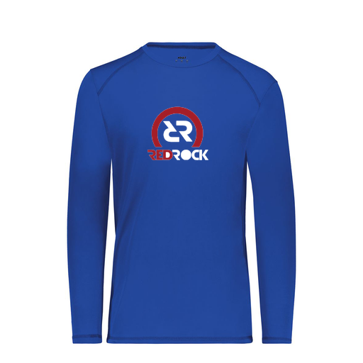 [6845.060.S-LOGO1] Men's SoftTouch Long Sleeve (Adult S, Royal, Logo 1)