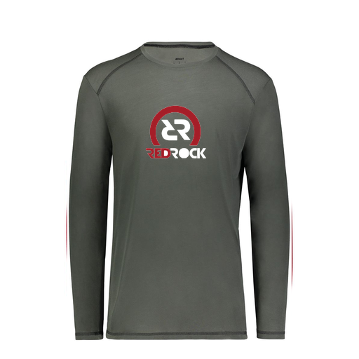 [6845.98D.S-LOGO1] Men's SoftTouch Long Sleeve (Adult S, Gray, Logo 1)