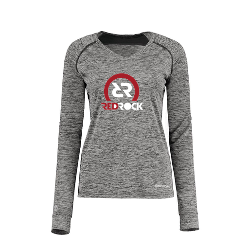 [222770.K94.XS-LOGO1] Ladies Electric Long Sleeve Shirt (Female Adult XS, Black, Logo 1)