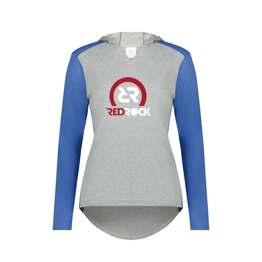 [6902.28V.XS-LOGO1] Ladies Vintage Hoodie (Female Adult XS, Royal, Logo 1)