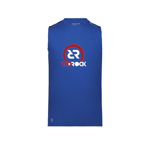 [222593.060.S-LOGO1] Men's CoolDry TankTop (Adult S, Royal, Logo 1)