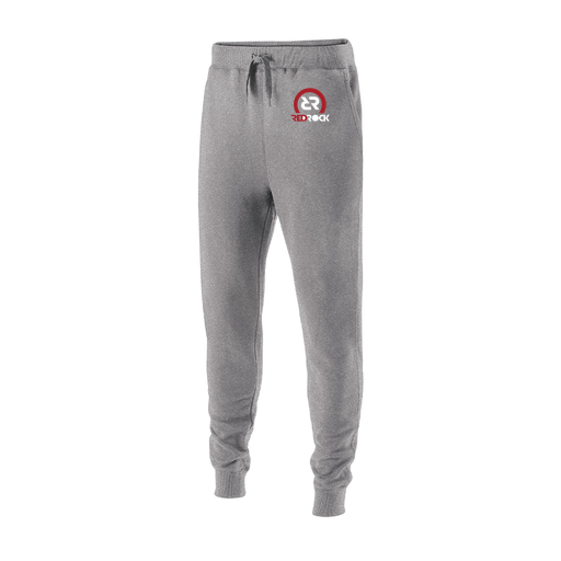 [229548.017.XS-LOGO1] Men's 60/40 Fleece Jogger (Adult XS, Silver, Logo 1)