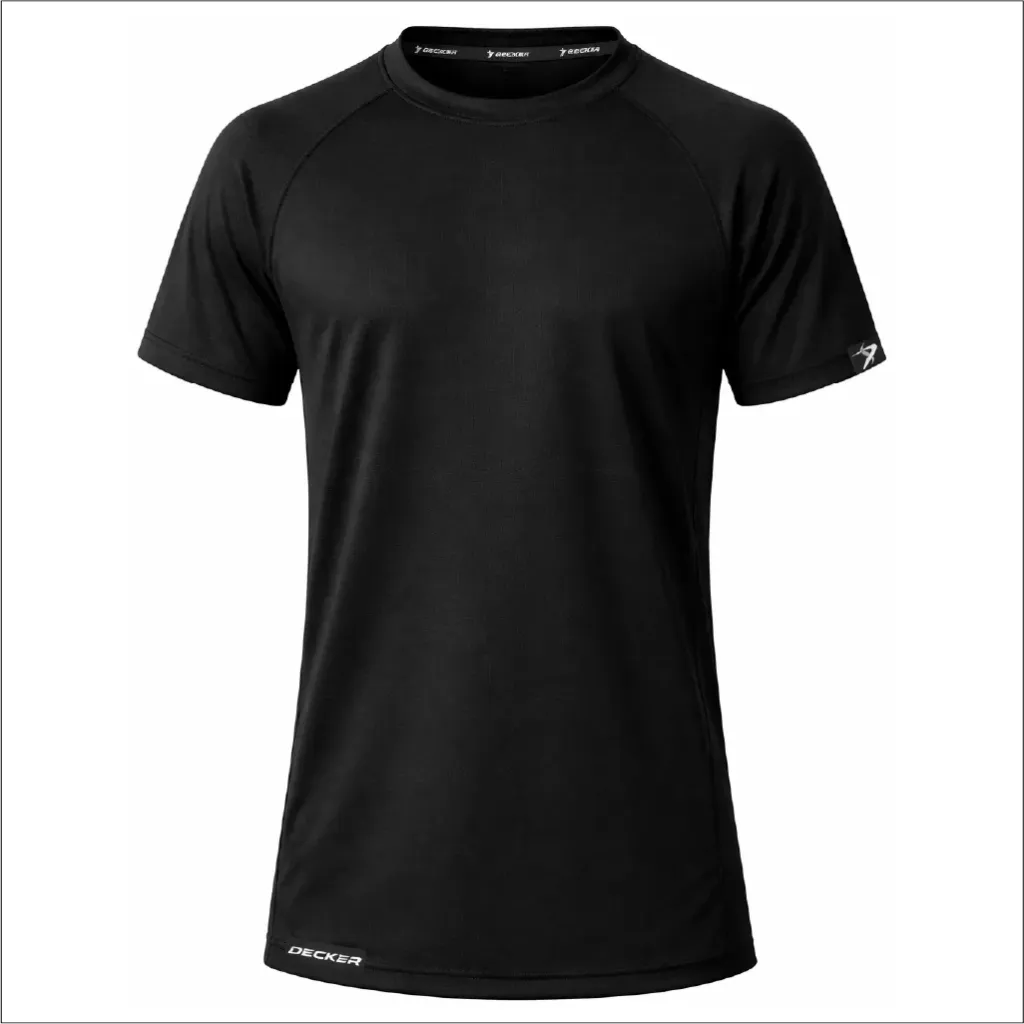[FTSCPTBK-YXS-LOGO2] NEW Decker Performance T-Shirt (Black, Youth XS, Logo 2)