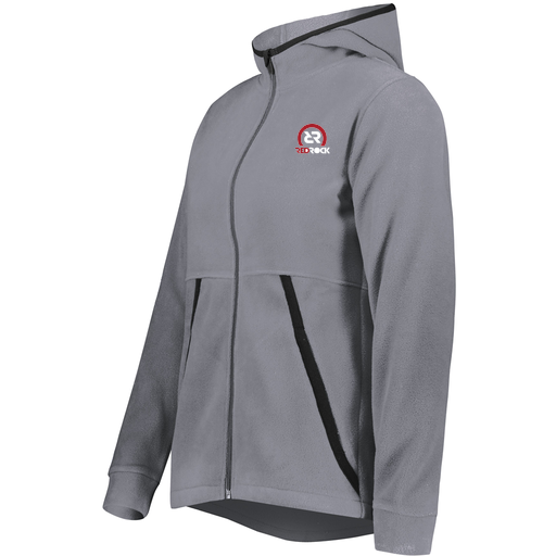 [6860.059.XS-LOGO1] Ladies Chill Full Zip Fleece (Female Adult XS, Gray, Logo 1)