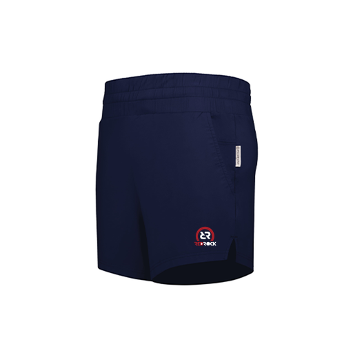 [223704.065.XS-LOGO1] LADIES VENTURA SOFT KNIT SHORTS (Female Adult XS, Navy, Logo 1)